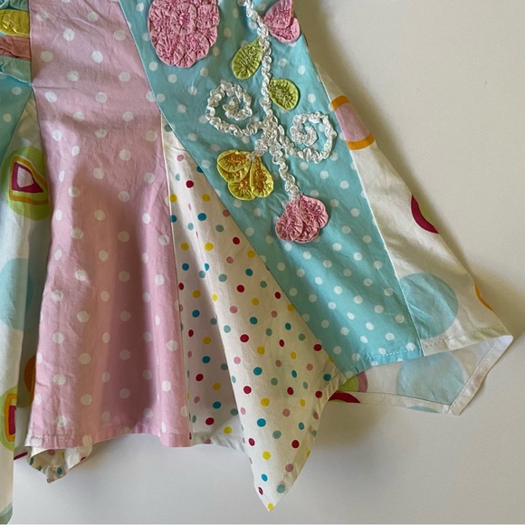 Beetlejuice Dress Size 12 Months New NWT Boutique boho handkerchief Baby girls - Picture 5 of 16